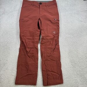 Eddie Bauer First Ascent Guide Pro Pants Mens 32x29 Rust Orange Hiking Stretch